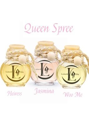 Queen Spree Set of 3 mini- 8ml bottle of oil for $15